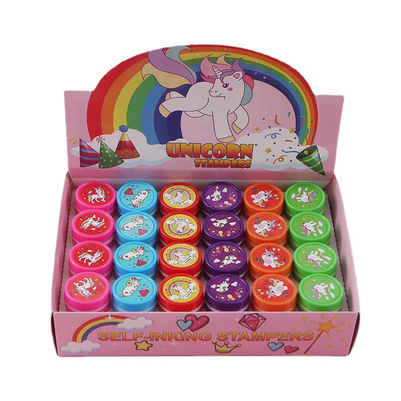 24pcs/set Self-inking Unicorn Infantil Stamp Set
24pcs/set Self-inking Unicorn Infantil Stamp Set