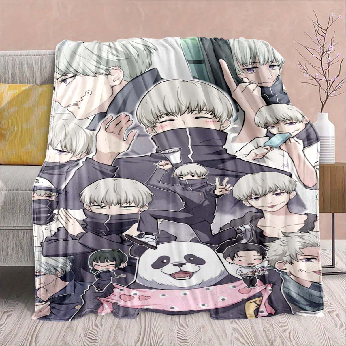Jujutsu Kaisen Flannel Bedroom Blanket Warm Soft Cozy Throw Lightweight Bed Home Decor 75x90cm
Jujutsu Kaisen Flannel Bedroom Blanket Warm Soft Cozy Throw Lightweight Bed Home Decor 75x90cm