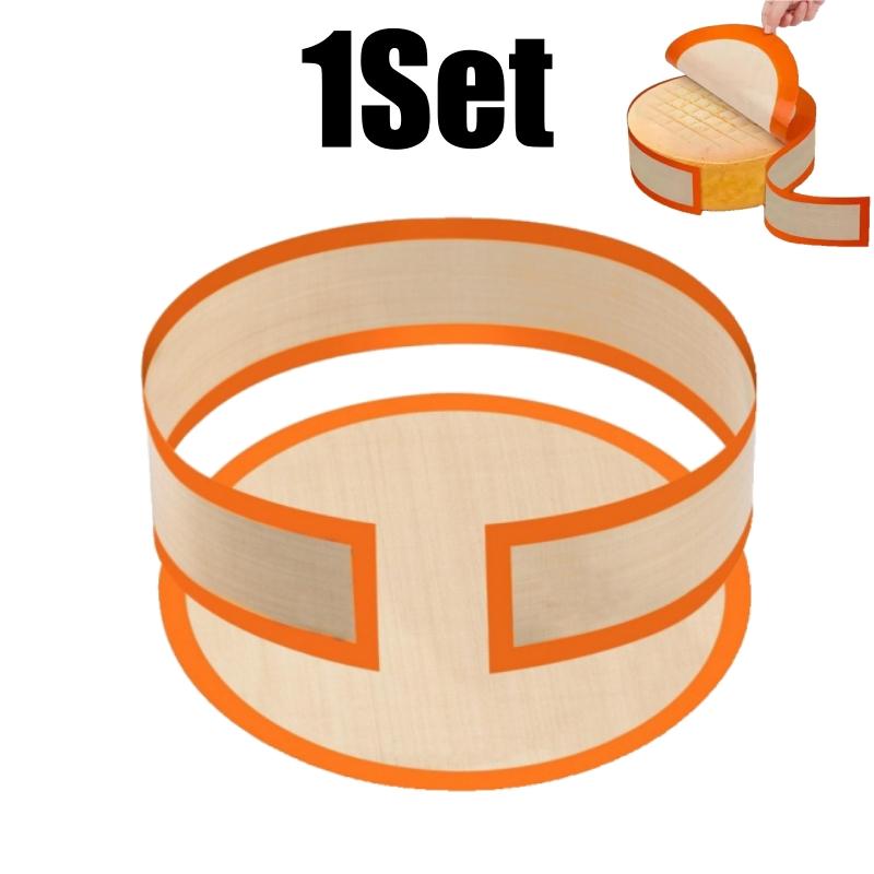 9 Inch Silicone Baking Mat for Springform Pan Prevent Cake From Sticking To Bottom and Side Easy Clean Silicone Baking Mat
9 Inch Silicone Baking Mat for Springform Pan Prevent Cake From Sticking To Bottom and Side Easy Clean Silicone Baking Mat