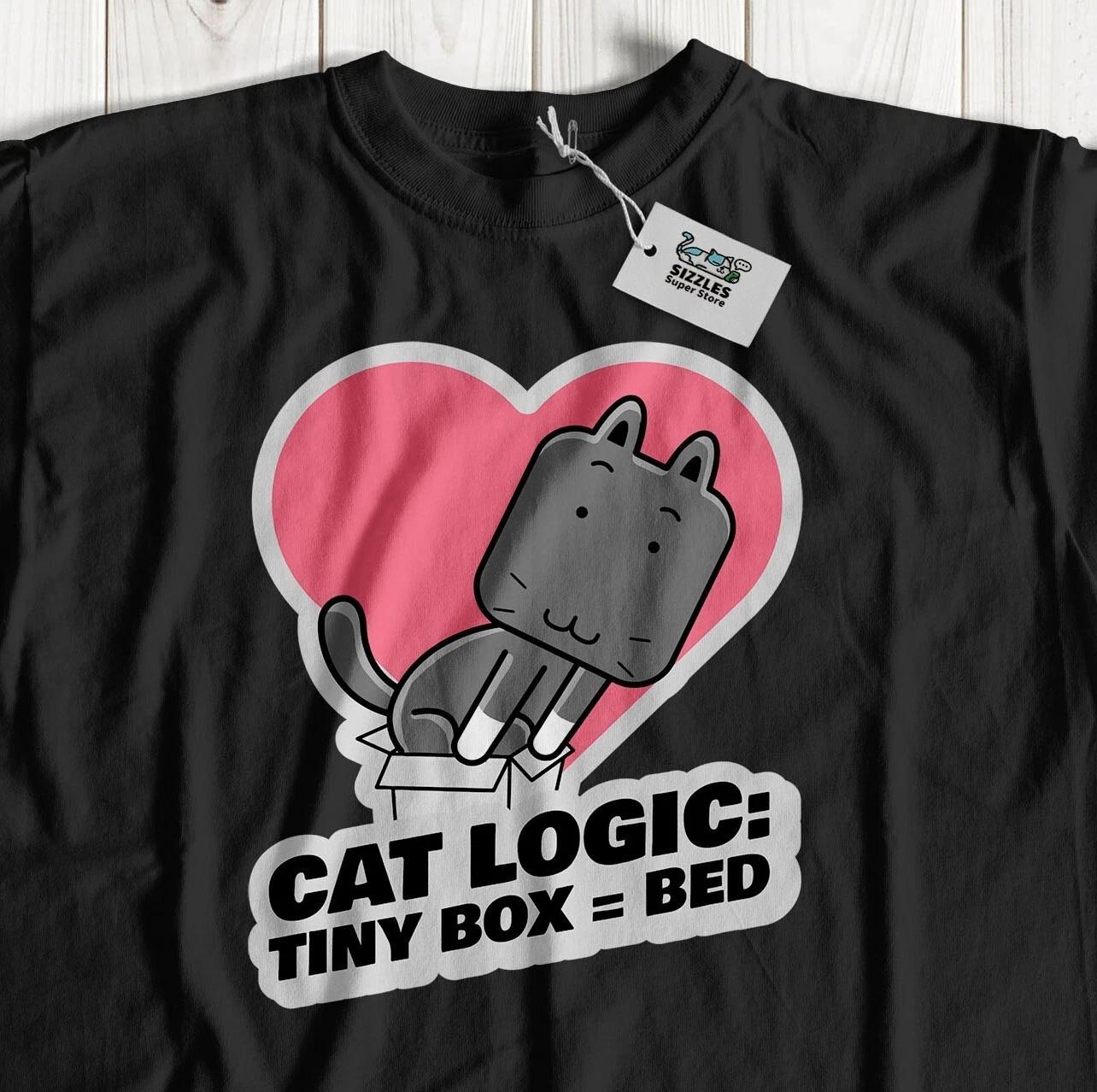 Cat Logic: Tiny Box = Bed Unisex Funny Cat Lover T-Shirt Kitten Gifts 3XL
Cat Logic: Tiny Box = Bed Unisex Funny Cat Lover T-Shirt Kitten Gifts 3XL