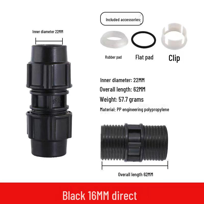 Quick Connect PE Pipe Fittings: 4-Point & 6-Point Union for 20-25-32mm Water Pipes, External Thread, No Heat Fusion Needed.
Quick Connect PE Pipe Fittings: 4-Point & 6-Point Union for 20-25-32mm Water Pipes, External Thread, No Heat Fusion Needed.