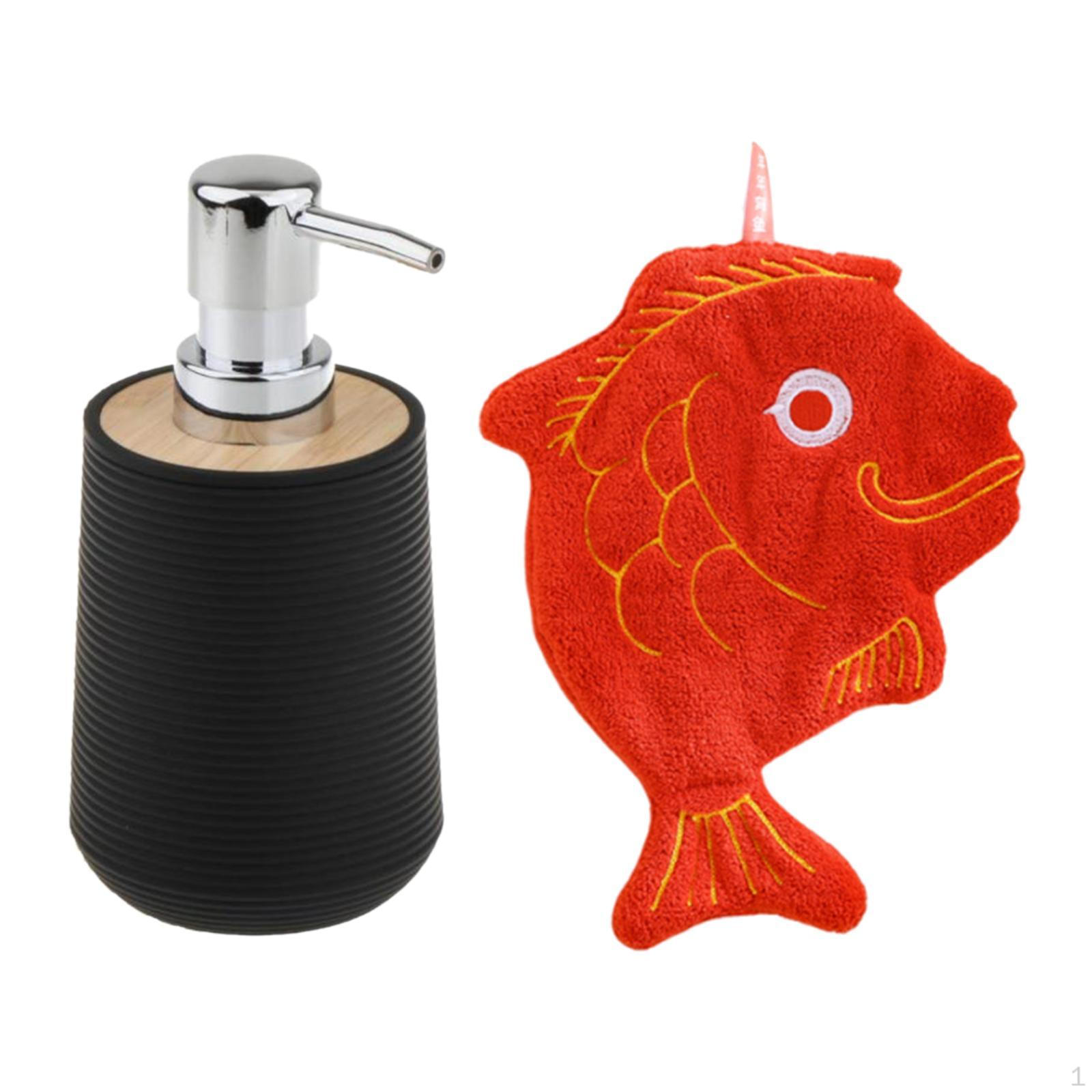 Диспенсер для мыла для рук, геля для душа, с полотенцем, флакон с дозатором для лосьона, для ванной комнаты black red fish
Диспенсер для мыла для рук, геля для душа, с полотенцем, флакон с дозатором для лосьона, для ванной комнаты black red fish