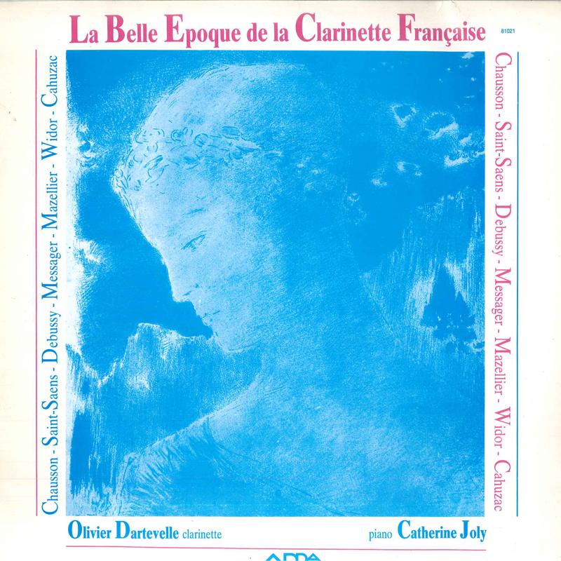 LP Record OLIVIER DARTEVELLE CATHERINE JOLY - La Belle Epoque De La Clarinette Fr ADDA81021 ADDA 1986 France Classical Used
LP Record OLIVIER DARTEVELLE CATHERINE JOLY - La Belle Epoque De La Clarinette Fr ADDA81021 ADDA 1986 France Classical Used
