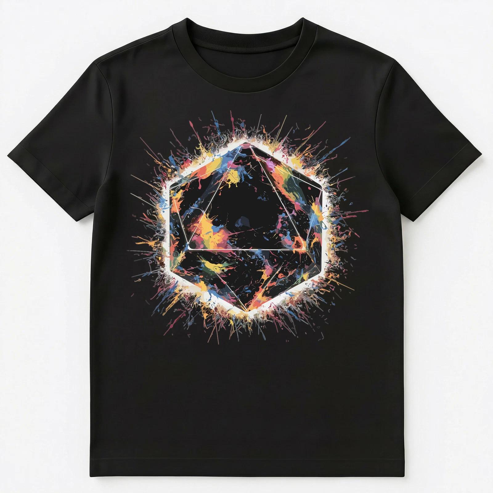 Colorful Paint Splash Rpg Gaming Dice Art Graphic Unisex T-Shirt S
Colorful Paint Splash Rpg Gaming Dice Art Graphic Unisex T-Shirt S