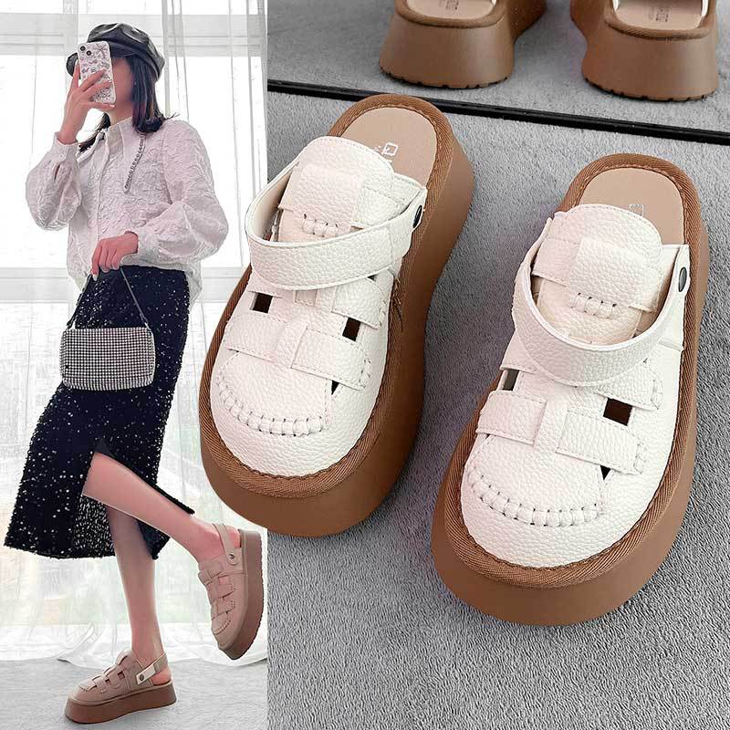 Two wear hollowed-out bag head sandals women s wholesale summer new hole hole Mori Roman shoes thick-soled half slippers women s outer wear 35
Two wear hollowed-out bag head sandals women s wholesale summer new hole hole Mori Roman shoes thick-soled half slippers women s outer wear 35