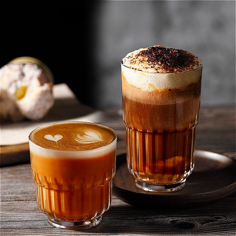 Retro Style Stripe Coffee Mug Embossed Glass Cup Iced Latte Milk Beverage Cups Cafe Drinking Glasses Lemon Tea Cup Coffeeware 1pcs
Retro Style Stripe Coffee Mug Embossed Glass Cup Iced Latte Milk Beverage Cups Cafe Drinking Glasses Lemon Tea Cup Coffeeware 1pcs