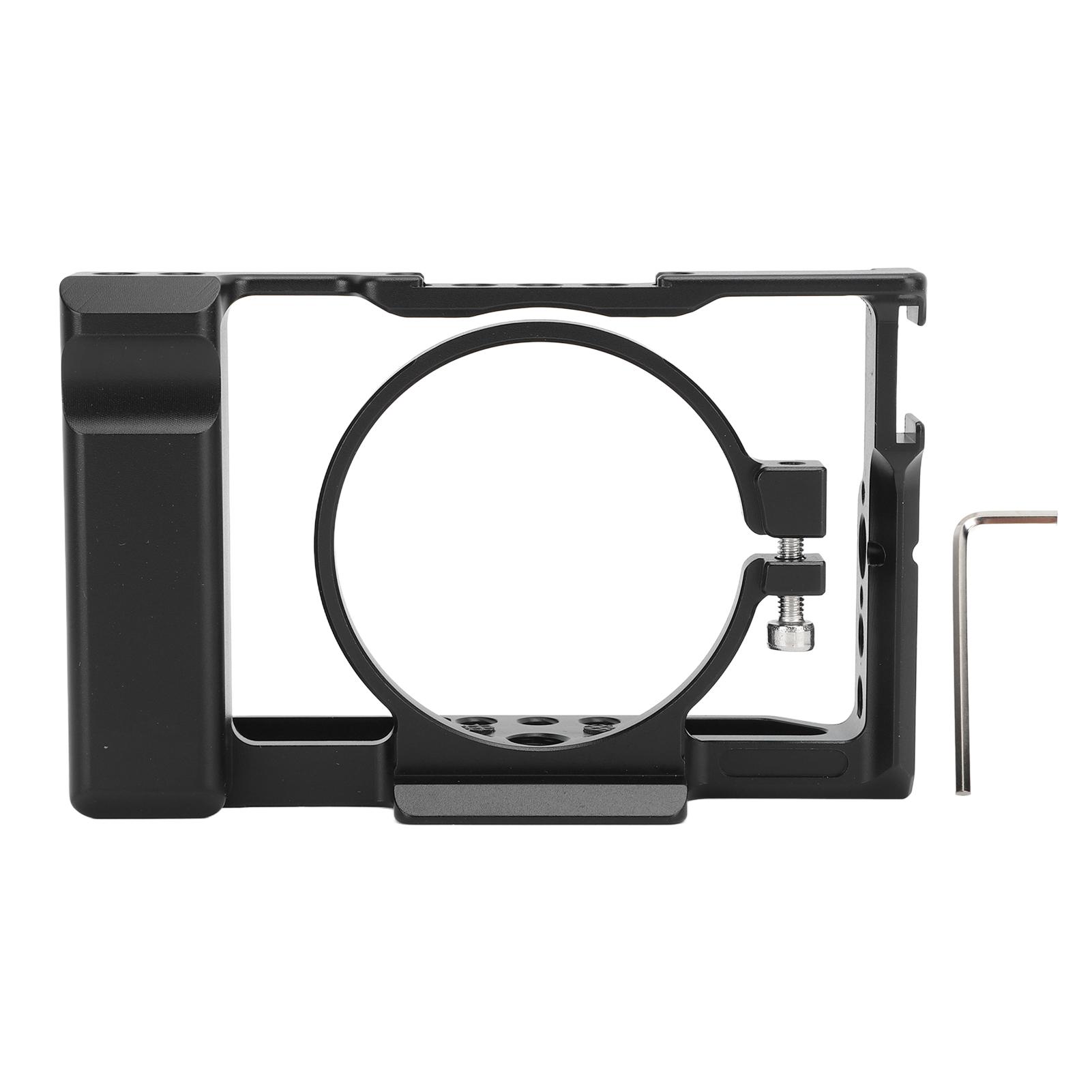 Camera Cage Aluminum Camera Cage Camera Accessories with Cold Shoe Mount for RX100 M1 M2 M3 M4 M5
Camera Cage Aluminum Camera Cage Camera Accessories with Cold Shoe Mount for RX100 M1 M2 M3 M4 M5