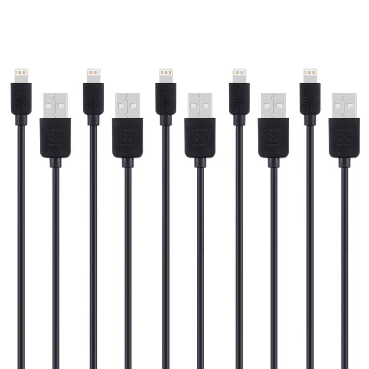 5 PCS HAWEEL 1m High Speed 8 pin to USB Sync and Charging Cable Kit for iPhone, iPad(Black) чёрный
5 PCS HAWEEL 1m High Speed 8 pin to USB Sync and Charging Cable Kit for iPhone, iPad(Black) чёрный