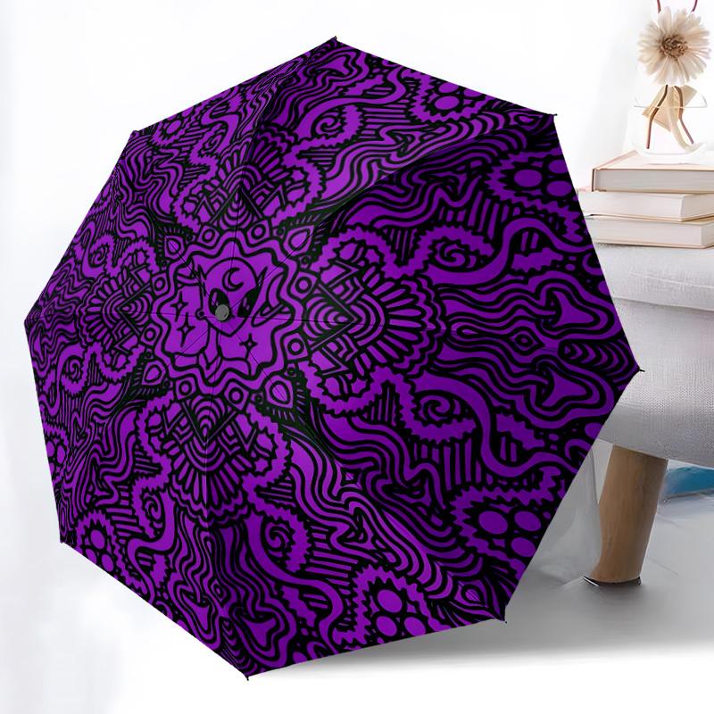 1pc Automatic Open/Close Umbrella with Auto Folding - Purple Mandala Pattern, Compact Travel Umbrella with 8-Rib Sturdy Frame, (as the picture,Iron&8K)
1pc Automatic Open/Close Umbrella with Auto Folding - Purple Mandala Pattern, Compact Travel Umbrella with 8-Rib Sturdy Frame, (as the picture,Iron&8K)