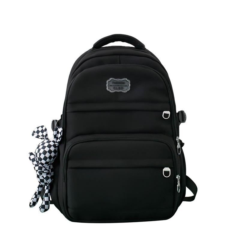 TS JYL laptop bag,Junior Senior Student Backpack Girl Large Korean INS Simple Solid Laptop single package чорний
TS JYL laptop bag,Junior Senior Student Backpack Girl Large Korean INS Simple Solid Laptop single package чорний