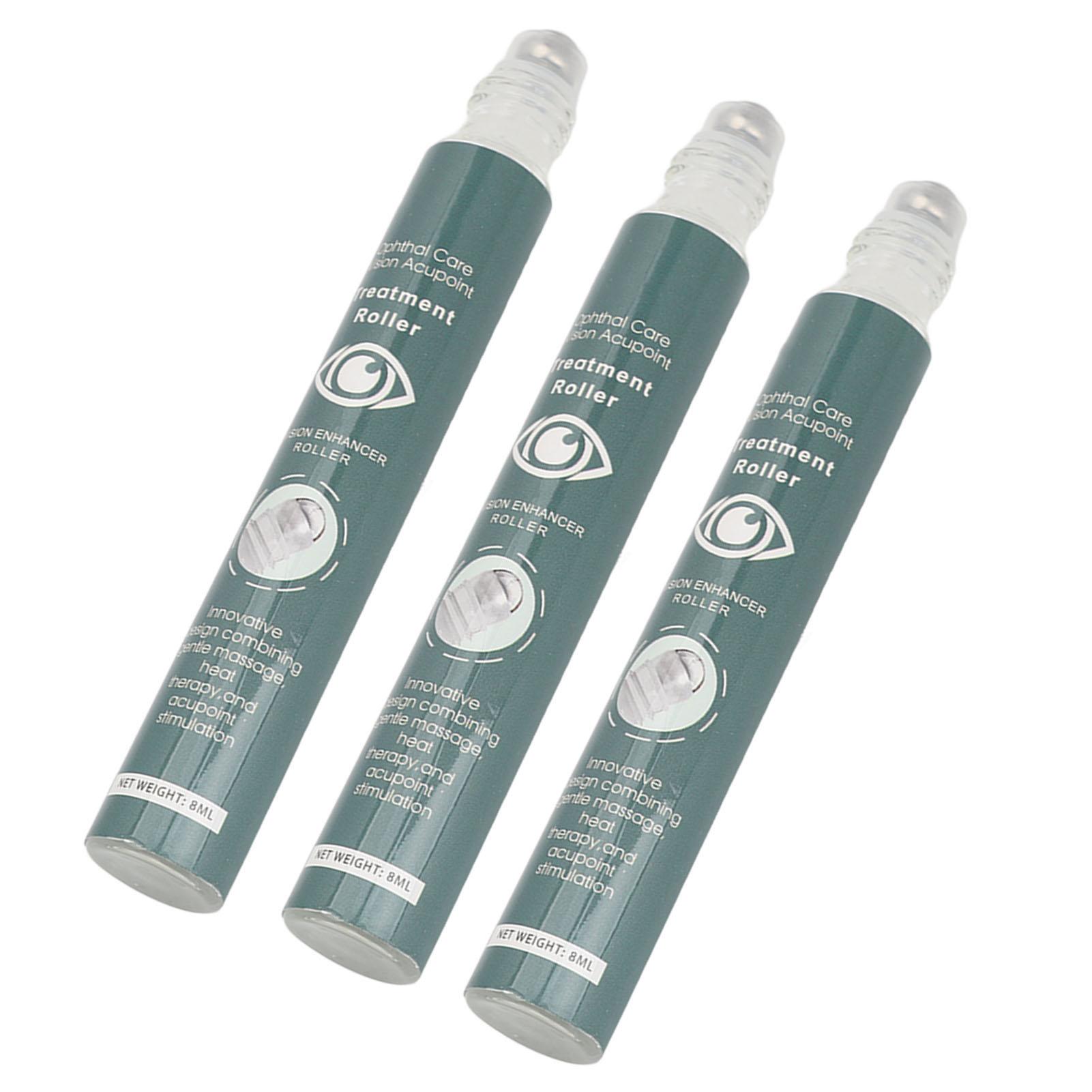 3pcs Vision Enhance Massage Roller Reduce Dryness Fatigue Eye Clarity Enhance Roller 8ml
3pcs Vision Enhance Massage Roller Reduce Dryness Fatigue Eye Clarity Enhance Roller 8ml