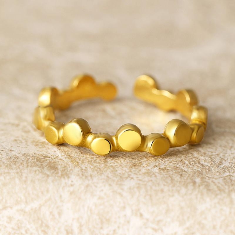 Creative Stainless Steel Rings for Women Minimalist Metal Polka Dot Irregular Opening Ring Daily Party Zircon Accessories золотий
Creative Stainless Steel Rings for Women Minimalist Metal Polka Dot Irregular Opening Ring Daily Party Zircon Accessories золотий