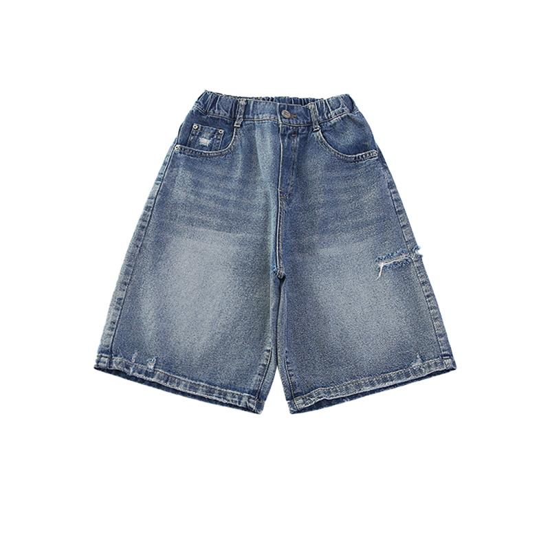 Kids Summer Denim Shorts For Teen Girls Casual Knee-Length Jeans with Hole Elegant Teenage Child Fashion Shorts Pants 5-14T 170 синій
Kids Summer Denim Shorts For Teen Girls Casual Knee-Length Jeans with Hole Elegant Teenage Child Fashion Shorts Pants 5-14T 170 синій