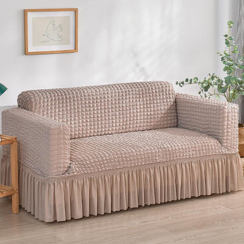 1PC Seersucker Sofa CoverS Living Room Solid Color Stretch Sofa Slipcover Thick Anti-dirty Home Cushion Cover Home Decorative 1pc Single set(90-140cm)
1PC Seersucker Sofa CoverS Living Room Solid Color Stretch Sofa Slipcover Thick Anti-dirty Home Cushion Cover Home Decorative 1pc Single set(90-140cm)