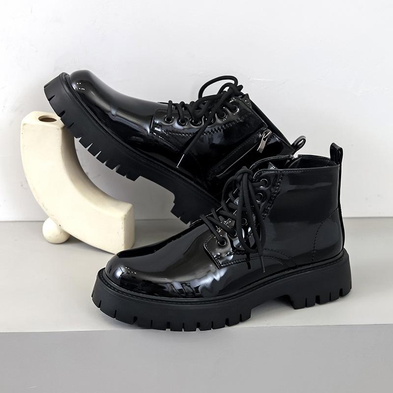 Martin boots men s autumn and winter casual thick-soled high-top black leather shoes British style trend tooling locomotive boots 6576-X 38 чёрный
Martin boots men s autumn and winter casual thick-soled high-top black leather shoes British style trend tooling locomotive boots 6576-X 38 чёрный