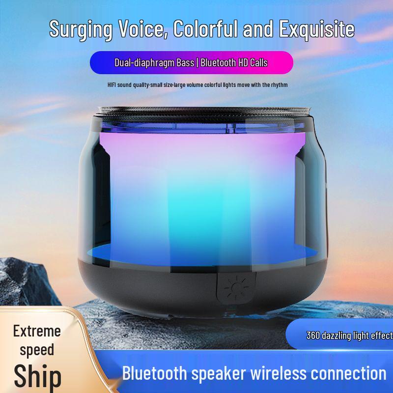 2026 Bluetooth Wireless Portable Speaker: High-Quality Sound, Subwoofer, Desktop Ambient Light
2026 Bluetooth Wireless Portable Speaker: High-Quality Sound, Subwoofer, Desktop Ambient Light
