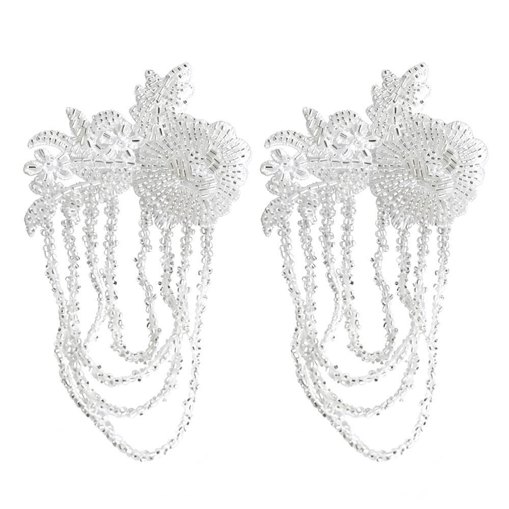 Pearl Embroidery Shoulder Ornaments Diamond Binding Beads Handmade Embroidery Patch Three-Dimensional Bead Sequince Beaded
Pearl Embroidery Shoulder Ornaments Diamond Binding Beads Handmade Embroidery Patch Three-Dimensional Bead Sequince Beaded