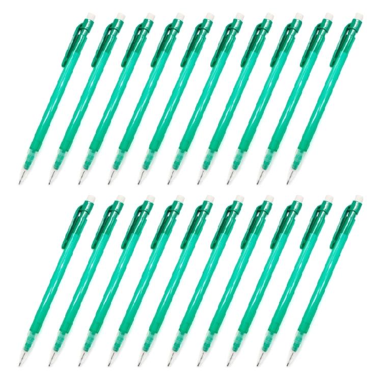 20Pcs Mechanical Pencil with Eraser Automatic Drawing Pencils 0.7MM Drafting Mechanical Pencil for Writing Drafting зелений
20Pcs Mechanical Pencil with Eraser Automatic Drawing Pencils 0.7MM Drafting Mechanical Pencil for Writing Drafting зелений
