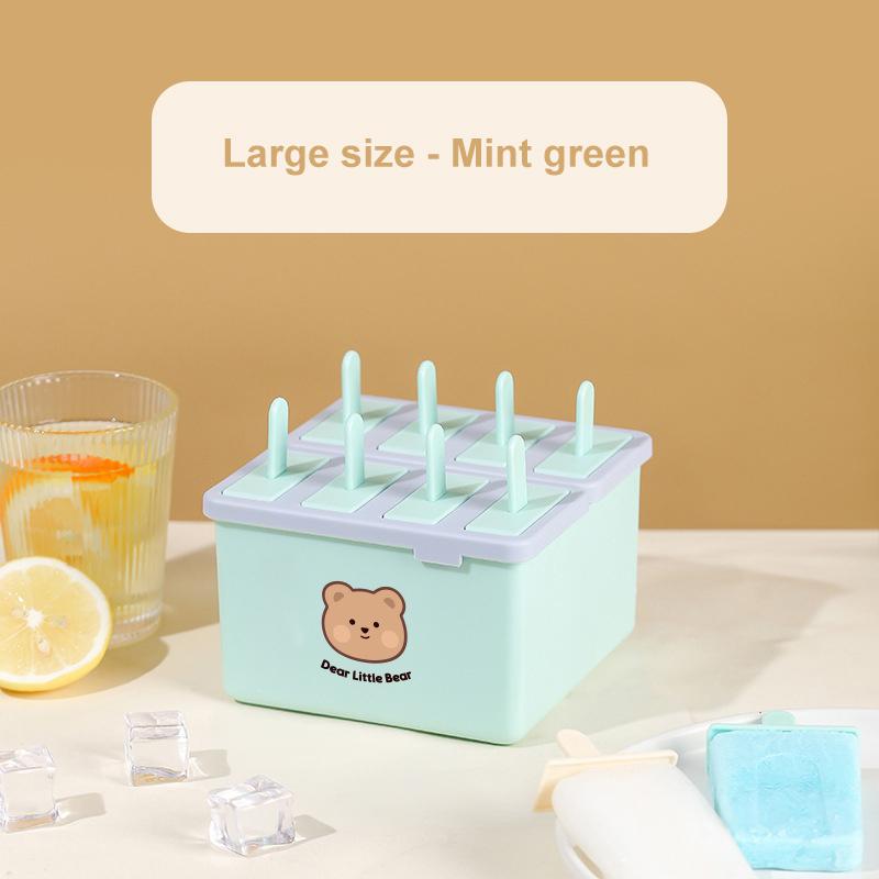 4/8 Grids Popsicle Mold With Lid Home Made Homemade Mung Bean Popsicle Homemade Ice Cream Froze Ice Cream Molds 7CM
4/8 Grids Popsicle Mold With Lid Home Made Homemade Mung Bean Popsicle Homemade Ice Cream Froze Ice Cream Molds 7CM