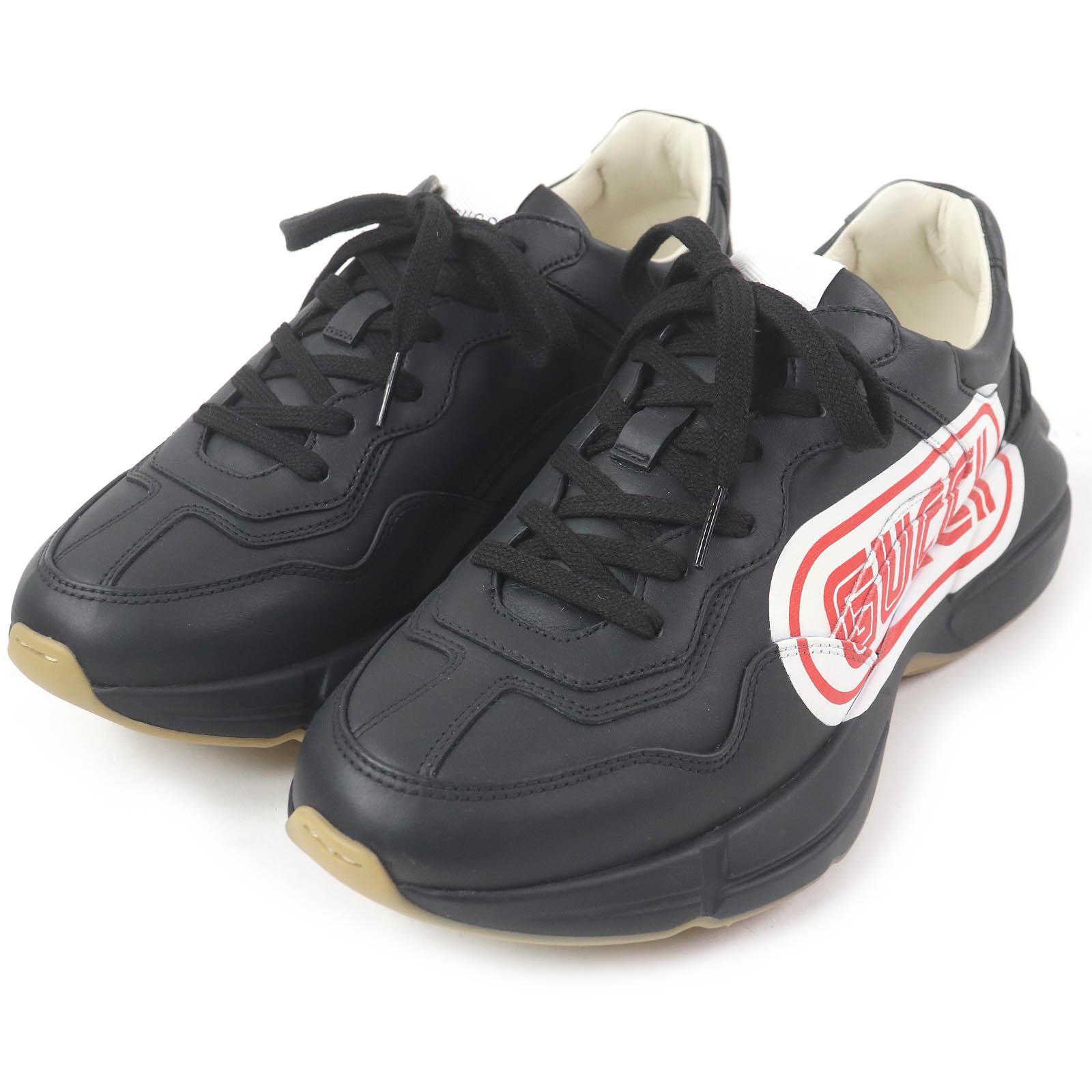 Pristine GUCCI Low cut sneakers Ryton With logo black leather mens 6.5 523609 Used
Pristine GUCCI Low cut sneakers Ryton With logo black leather mens 6.5 523609 Used