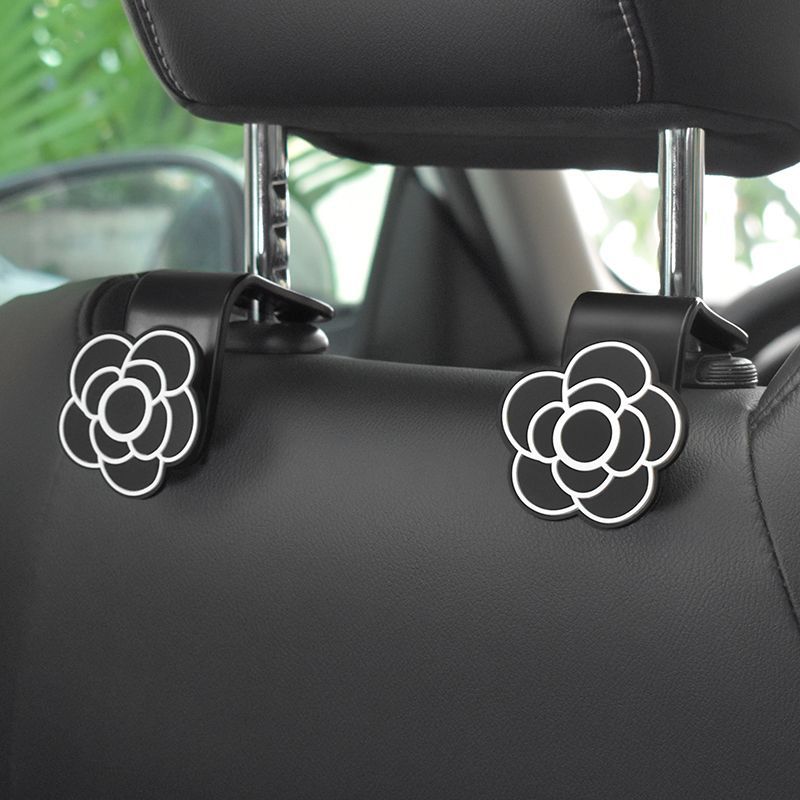 2pcs Cute Camellia Car Seat Back Hook Storage Headrest Organizer Food Bag Handbag Decoration Clothes Hanger чорний
2pcs Cute Camellia Car Seat Back Hook Storage Headrest Organizer Food Bag Handbag Decoration Clothes Hanger чорний