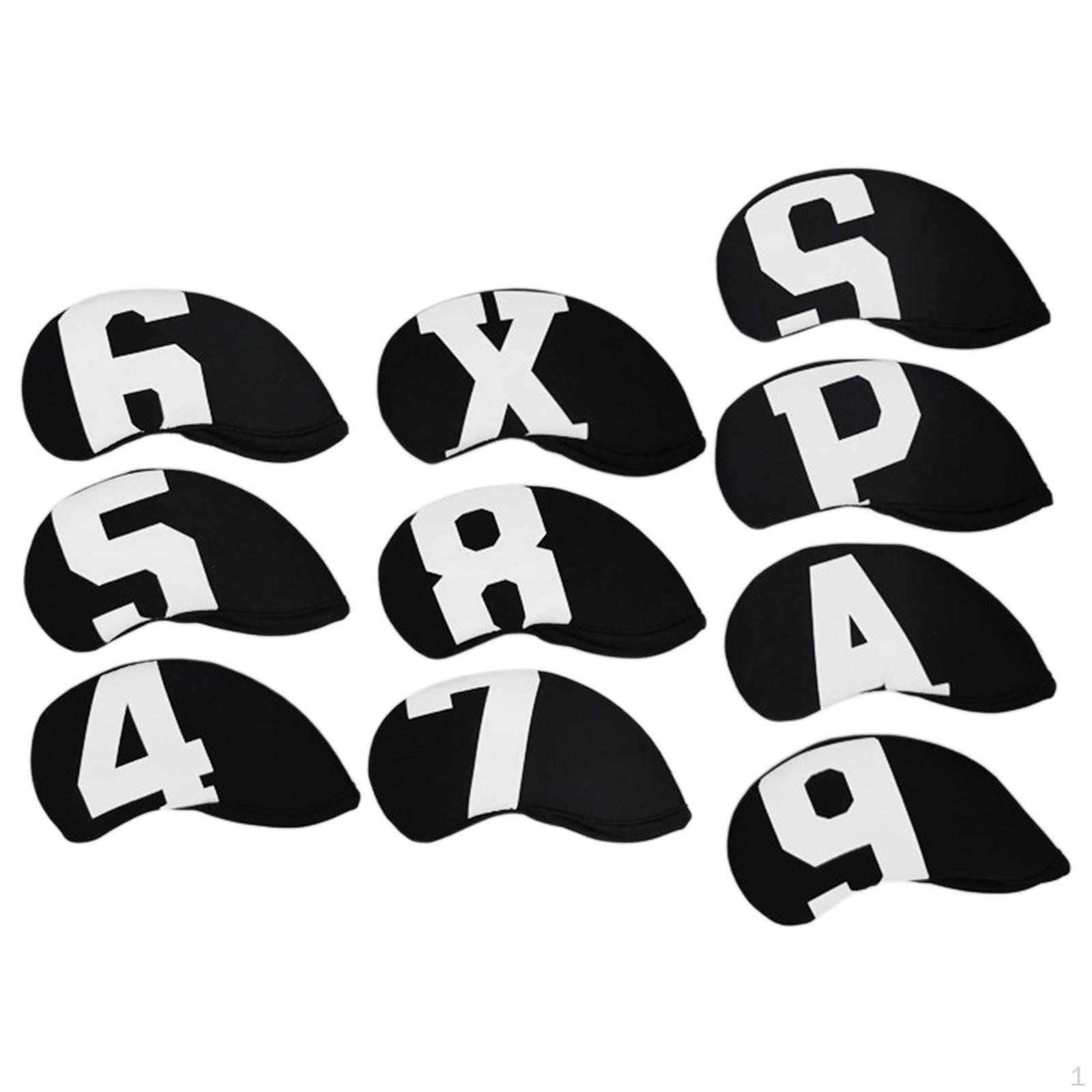 10 Headcover Cover Protective Resistant ,,,7,8,9, A, X, P, S Wear-resistant for Transport Sports чорний
10 Headcover Cover Protective Resistant ,,,7,8,9, A, X, P, S Wear-resistant for Transport Sports чорний