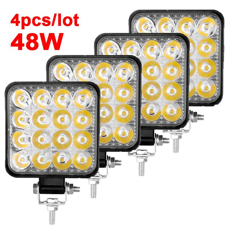 4шт автомобиль led бар рабочий свет 48W внедорожный рабочий свет 12V авто свет противотуманная фара вне дороги 4x4 светодиодный прожектор трактора для грузовика ATV 4 i
4шт автомобиль led бар рабочий свет 48W внедорожный рабочий свет 12V авто свет противотуманная фара вне дороги 4x4 светодиодный прожектор трактора для грузовика ATV 4 i