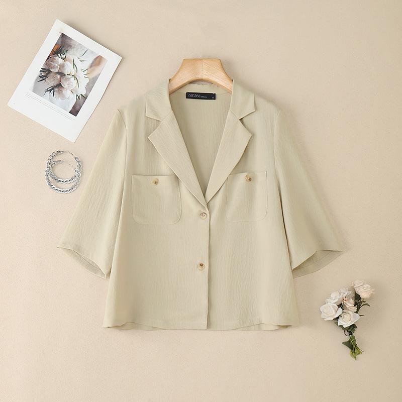 ZANZEA Women Summer Turn Down Collar Casual Half Sleeve Cotton Blouse M абрикосовый
ZANZEA Women Summer Turn Down Collar Casual Half Sleeve Cotton Blouse M абрикосовый