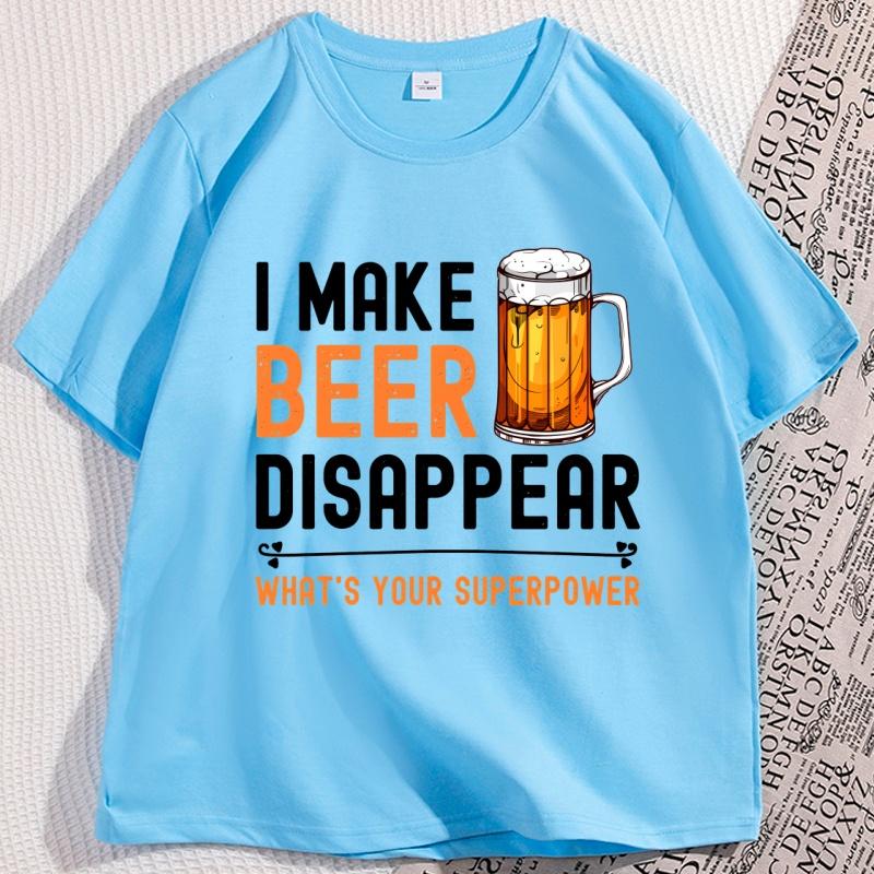 I Make Beer Disappear TShirt Funny Drinking Tee Shirt Beer Lover T Shirt Cotton Short Sleeve Round Neck Tshirt Man Clothes 4XL
I Make Beer Disappear TShirt Funny Drinking Tee Shirt Beer Lover T Shirt Cotton Short Sleeve Round Neck Tshirt Man Clothes 4XL
