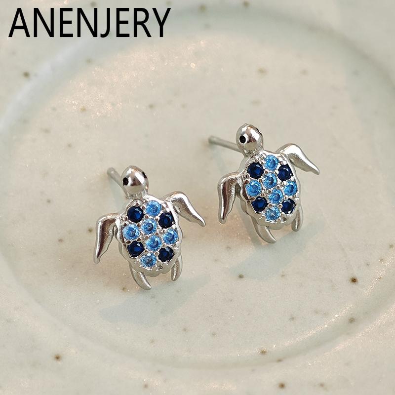 ANENJERY Sea Turtle Blue Zircon Earrings for Women Men Cute Niche Design Animals Hot New Trend Jewelry Gifts Wholesale синий
ANENJERY Sea Turtle Blue Zircon Earrings for Women Men Cute Niche Design Animals Hot New Trend Jewelry Gifts Wholesale синий