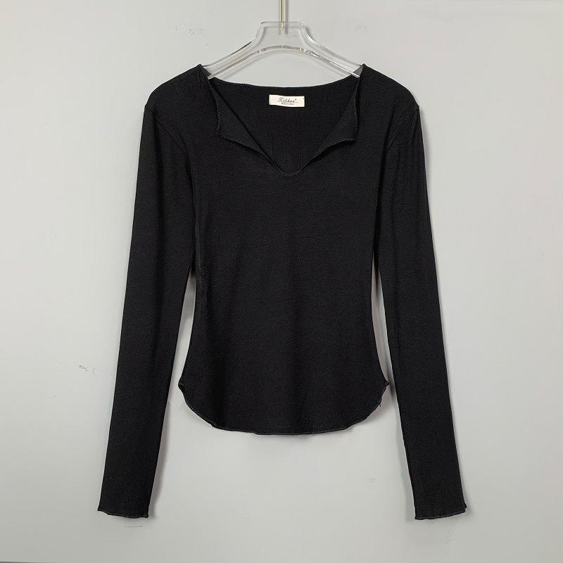 Dongdaemun Feminine Chest-Enhancing Long-Sleeve T-Shirt for Women One Size чёрный
Dongdaemun Feminine Chest-Enhancing Long-Sleeve T-Shirt for Women One Size чёрный