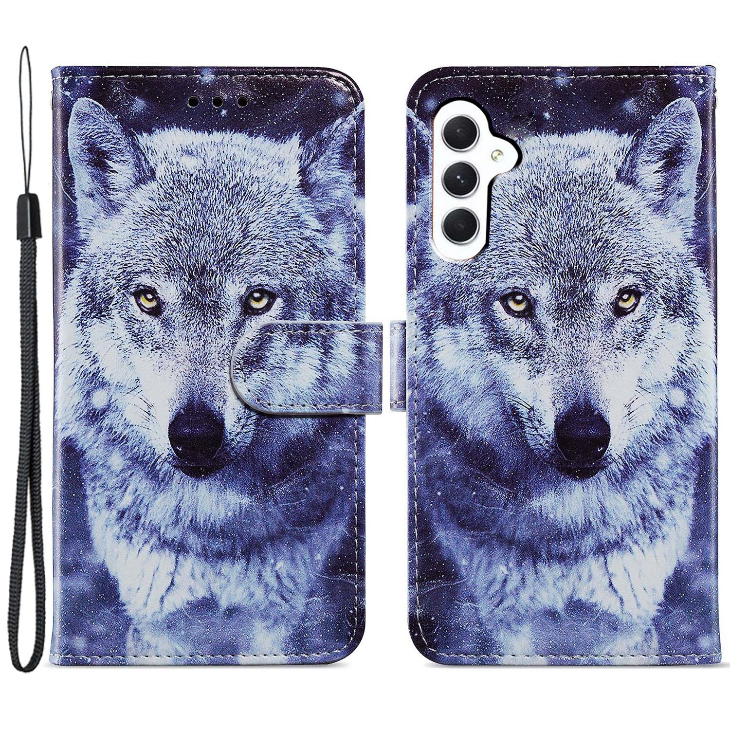 For Samsung Galaxy A05s 4G Wallet Case PU Leather Pattern Printing Phone Cover White Wolf
For Samsung Galaxy A05s 4G Wallet Case PU Leather Pattern Printing Phone Cover White Wolf