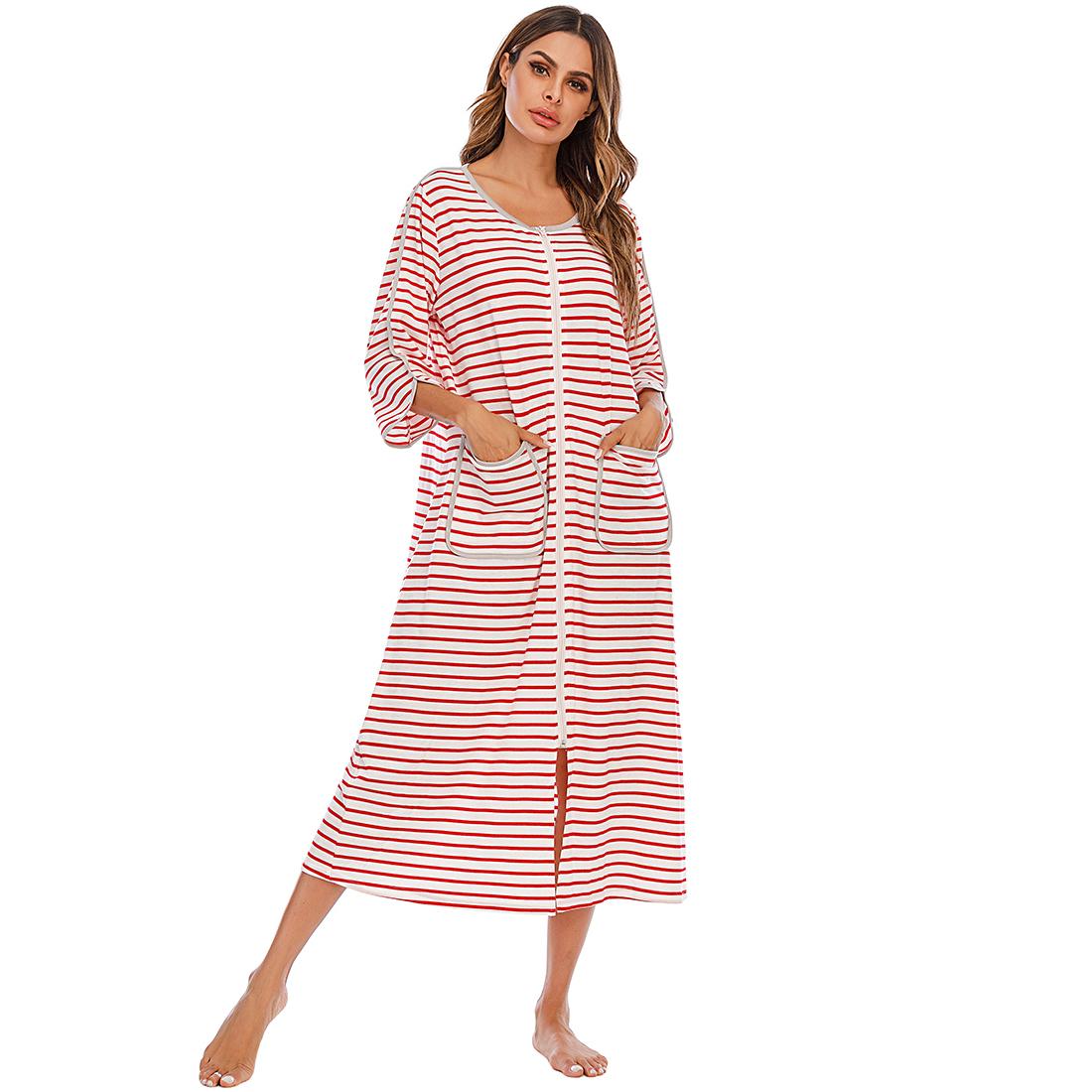 Олень Женский Халат для Беременных Пижама Родовое Платье Больничный Полосатый На Молнии Длинный Для Родов Кормления Грудным Молоком Послеродовой Ночные Сорочки XXL красный
Олень Женский Халат для Беременных Пижама Родовое Платье Больничный Полосатый На Молнии Длинный Для Родов Кормления Грудным Молоком Послеродовой Ночные Сорочки XXL красный