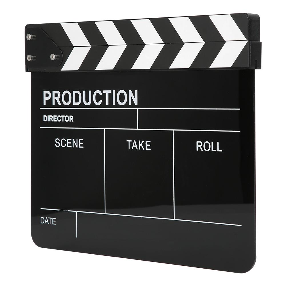 30x25СМ Акрилова хлопавка Режисер Професійна Кіно Фільм Екшн Хлопок Інструмент для фотографії Біла Смуга Чорна Дошка
30x25СМ Акрилова хлопавка Режисер Професійна Кіно Фільм Екшн Хлопок Інструмент для фотографії Біла Смуга Чорна Дошка