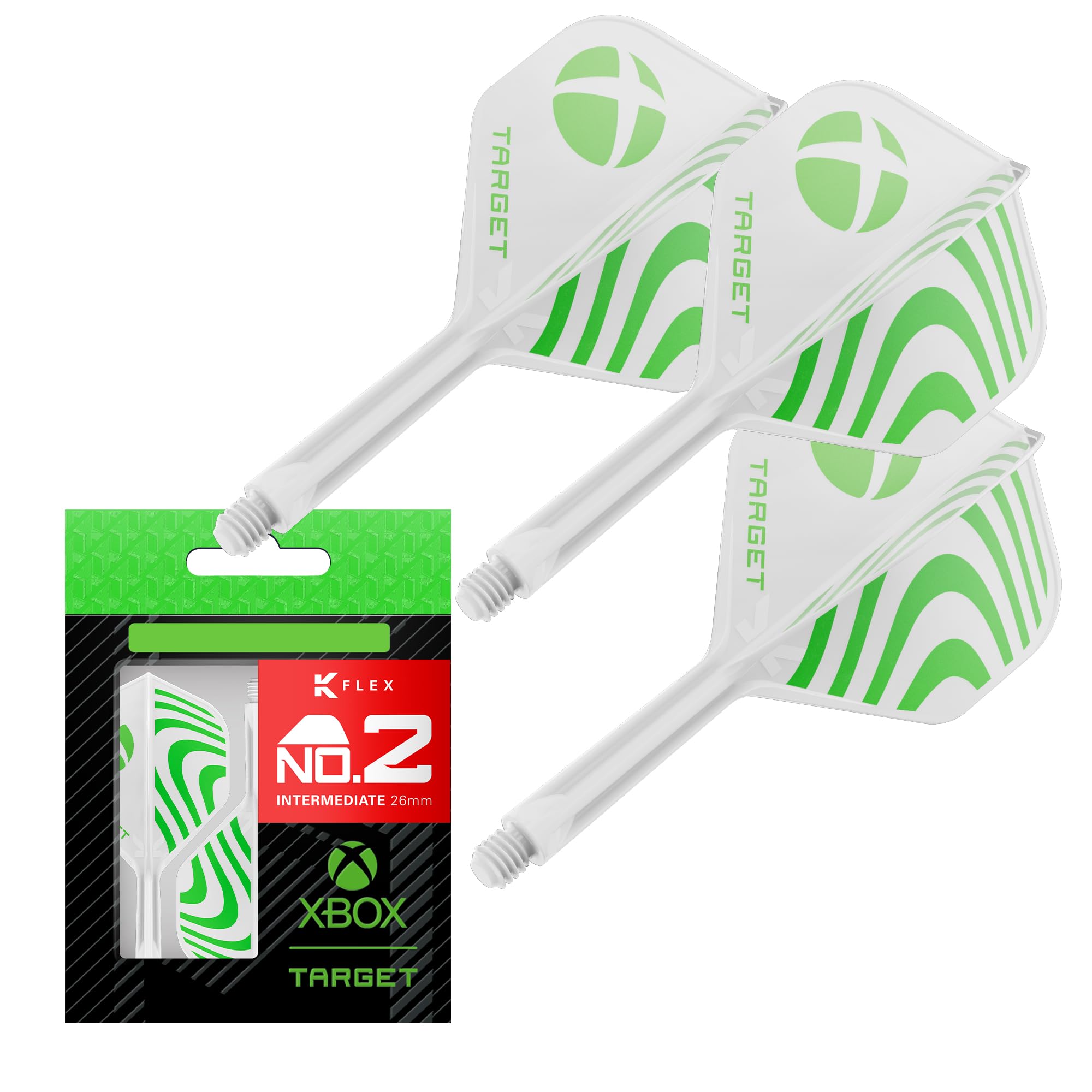 TARGET x X BOX K FLEX система полета и стержня, зелено-белый универсальный K-flex полет и стержень, профессиональный аксессуар для дартса (стандартный, 26 мм) белый
TARGET x X BOX K FLEX система полета и стержня, зелено-белый универсальный K-flex полет и стержень, профессиональный аксессуар для дартса (стандартный, 26 мм) белый