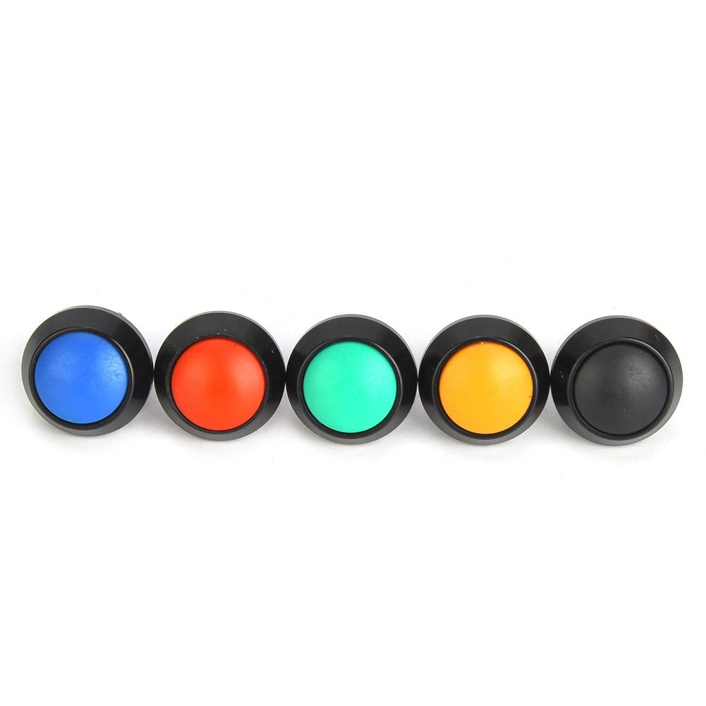 5Pcs Push Button Reset Switch Metal IP65 12mm 3A250VAC with 5Pcs Nuts(red,green,yellow,blue, black)
5Pcs Push Button Reset Switch Metal IP65 12mm 3A250VAC with 5Pcs Nuts(red,green,yellow,blue, black)