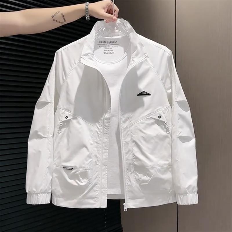 Men s Trendy Loose Stand-up Collar Jacket - Spring & Autumn Casual Outerwear 3XL білий
Men s Trendy Loose Stand-up Collar Jacket - Spring & Autumn Casual Outerwear 3XL білий
