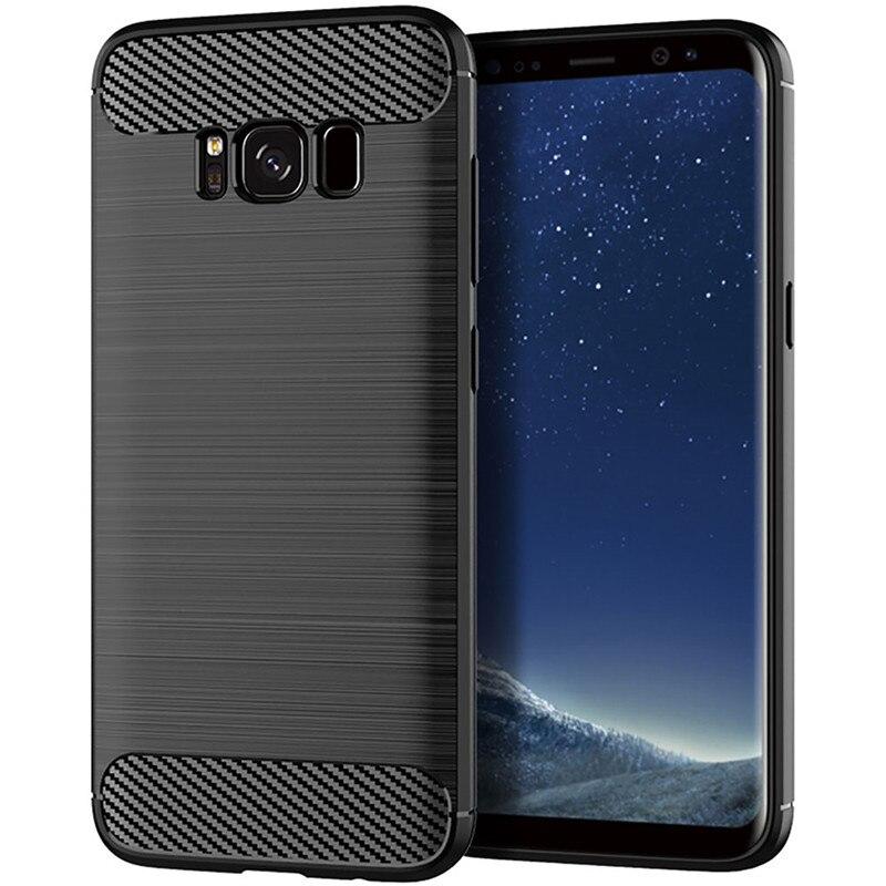 Противоударный силиконовый чехол для Samsung S8 Galaxy S8+ Матовый карбоновый чехол для Galaxy s8plus Задняя крышка Coque Fundas Samsung S8 Plus чёрный
Противоударный силиконовый чехол для Samsung S8 Galaxy S8+ Матовый карбоновый чехол для Galaxy s8plus Задняя крышка Coque Fundas Samsung S8 Plus чёрный