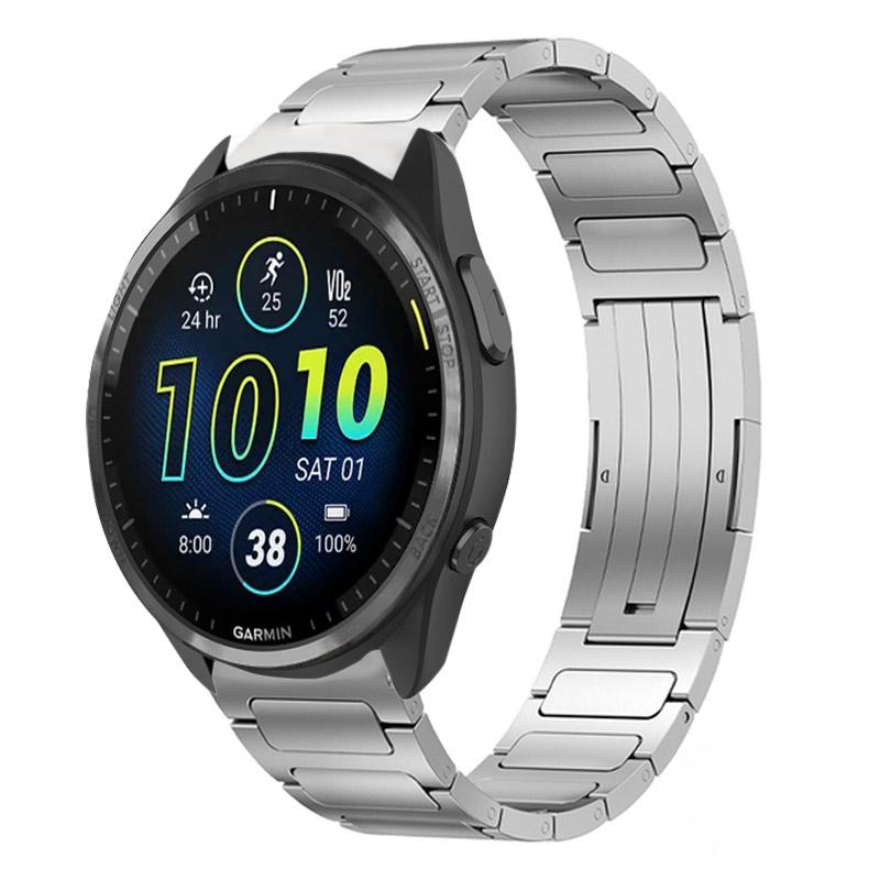 22mm Titanium alloy Strap for Garmin Forerunner 965 955 265 Music Metal Bracelet Watchband for Garmin Venu 3 2/Vivoactive 4 Belt Forerunner 255 срібний
22mm Titanium alloy Strap for Garmin Forerunner 965 955 265 Music Metal Bracelet Watchband for Garmin Venu 3 2/Vivoactive 4 Belt Forerunner 255 срібний