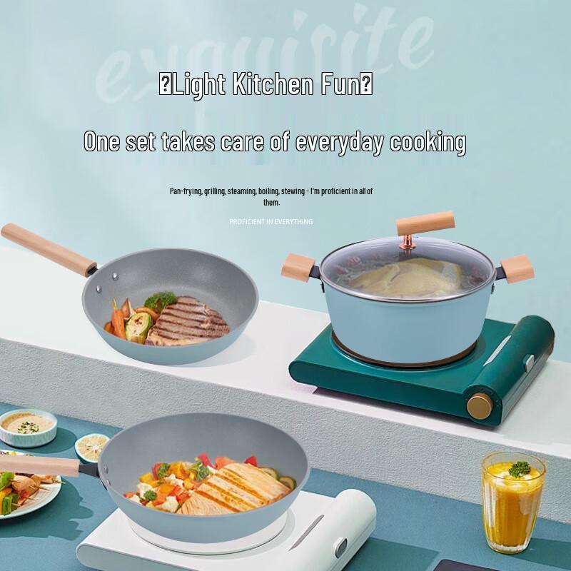 Zhi Shi Non-Stick Cookware 3-Piece Set
Zhi Shi Non-Stick Cookware 3-Piece Set
