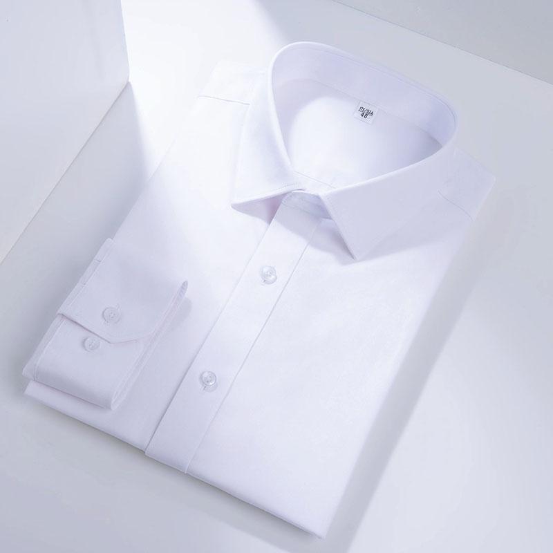 Pure Cotton Non-Iron Business Men Solid Formal Shirts Long Sleeve Anti-wrinkle Plain Regular Fit Male Dress Shirt Without Front Pocket 42
Pure Cotton Non-Iron Business Men Solid Formal Shirts Long Sleeve Anti-wrinkle Plain Regular Fit Male Dress Shirt Without Front Pocket 42