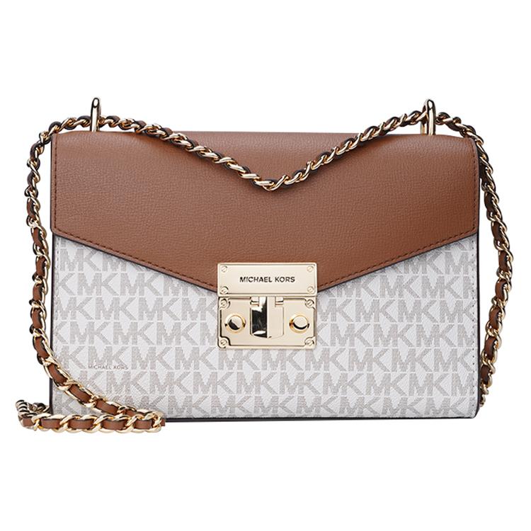 New MICHAEL KORS PVC Shoulder Bag Medium Women s White Brown Multicolor 35T0GXOL2B-150 23.1*8.1*17.0CM
New MICHAEL KORS PVC Shoulder Bag Medium Women s White Brown Multicolor 35T0GXOL2B-150 23.1*8.1*17.0CM
