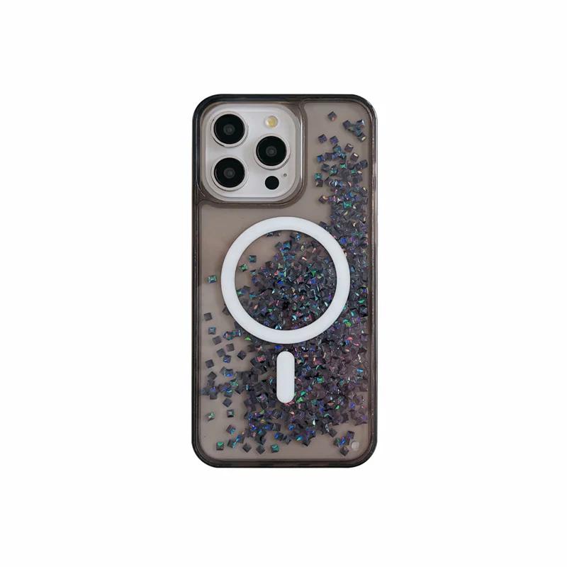 Glitter Drilling Magnetic Case for iPhone 16 15 14 Pro Max Shiny Quicksand Magnets Phone Cover Hard Liquid Shell Fundas For iPhone 16
Glitter Drilling Magnetic Case for iPhone 16 15 14 Pro Max Shiny Quicksand Magnets Phone Cover Hard Liquid Shell Fundas For iPhone 16