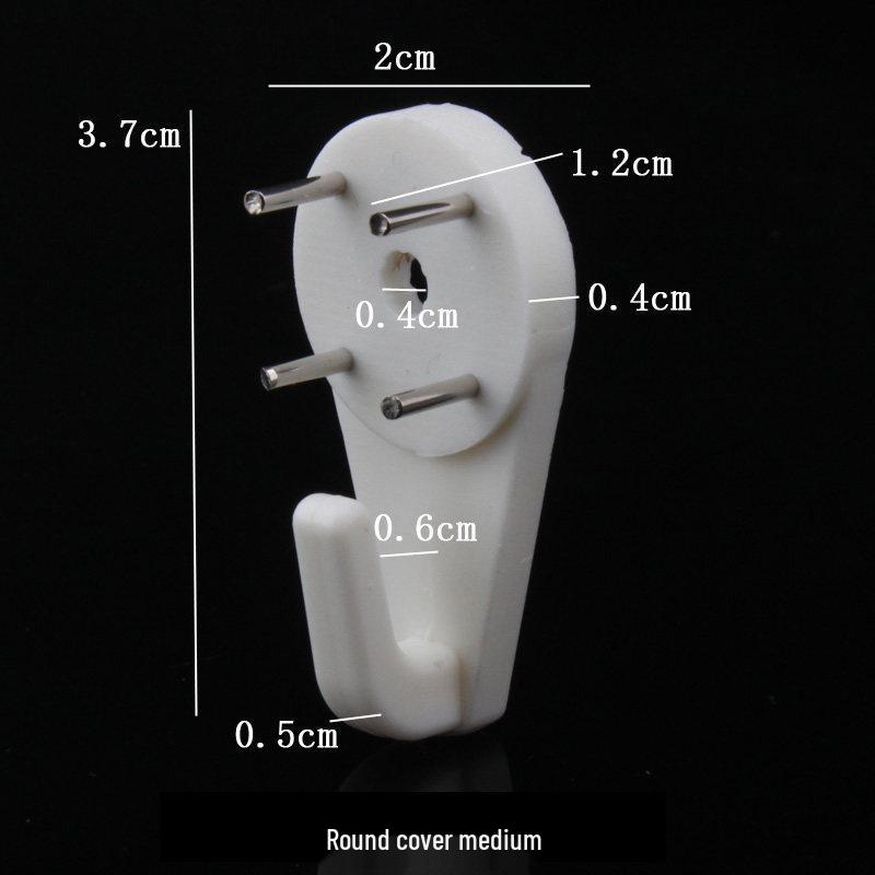 Large Traceless Adhesive Wall Hook Set with Lid - No Tools Required for Hanging Clothes
Large Traceless Adhesive Wall Hook Set with Lid - No Tools Required for Hanging Clothes