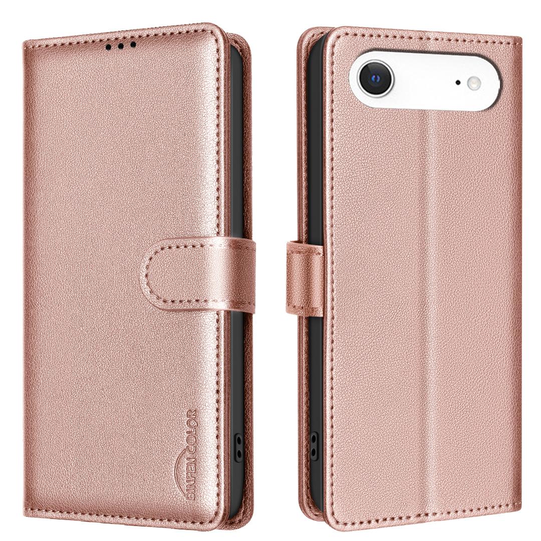 For iPhone 17 Air Leather Case BINFEN COLOR BF32 Wallet RFID Blocking Phone Cover Rose Gold
For iPhone 17 Air Leather Case BINFEN COLOR BF32 Wallet RFID Blocking Phone Cover Rose Gold