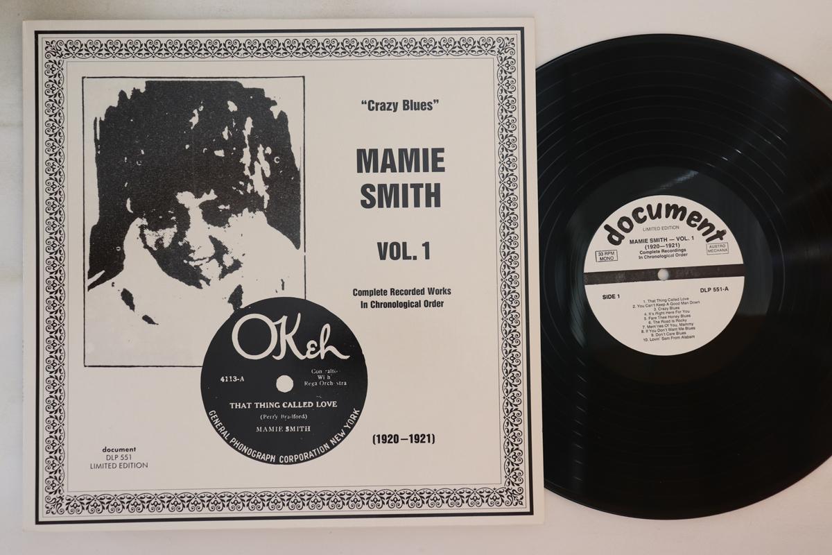 LP Record MAMIE SMITH - Crazy Blues (1920-1921) Vol.1 DLP551 DOCUMENT 1989 Austria Blues Used
LP Record MAMIE SMITH - Crazy Blues (1920-1921) Vol.1 DLP551 DOCUMENT 1989 Austria Blues Used