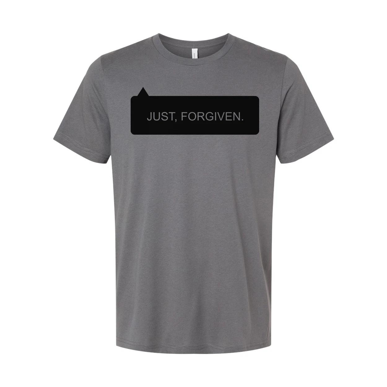 Christian Unisex T Shirt With Just, Forgiven Front Graphic Print For Everyday We L
Christian Unisex T Shirt With Just, Forgiven Front Graphic Print For Everyday We L