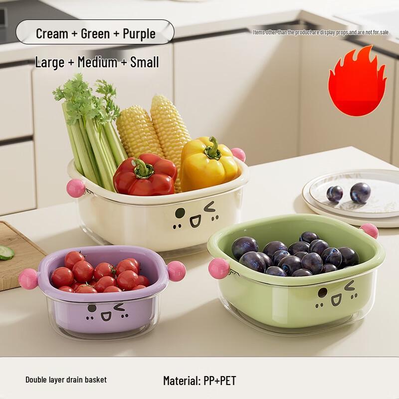 ZISIZ 3-Piece Drain Basket Set
ZISIZ 3-Piece Drain Basket Set