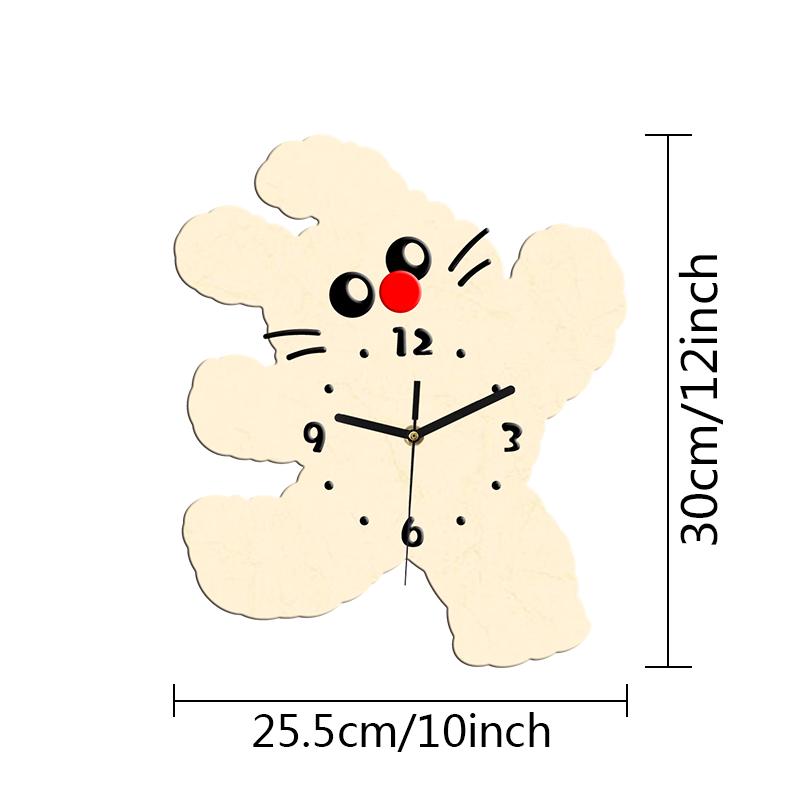 Red nosed cartoon cat wall clock, a fun and unique home decoration, a silent clock, decoration for living rooms, bedrooms, and s хаки
Red nosed cartoon cat wall clock, a fun and unique home decoration, a silent clock, decoration for living rooms, bedrooms, and s хаки