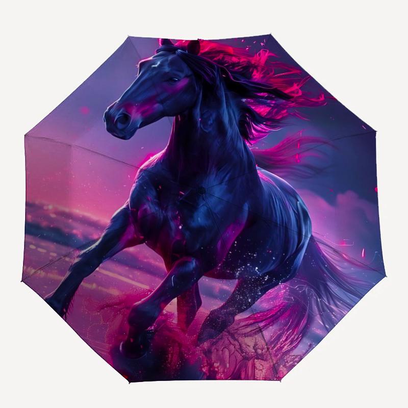 1pc Mythical Horse Celestial Stallion Automatic Open/Close Umbrella 8-Rib Strong Frame, Portable Travel Umbrella for Women & Men Birthday Gift Parties
1pc Mythical Horse Celestial Stallion Automatic Open/Close Umbrella 8-Rib Strong Frame, Portable Travel Umbrella for Women & Men Birthday Gift Parties